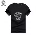 versace cotton classic medusa sequin t-shirt embroidery medusa noir